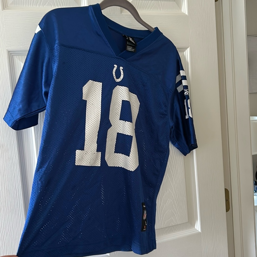 Peyton Manning #18 Indianapolis Colts Boys Jersey NFL Shirt